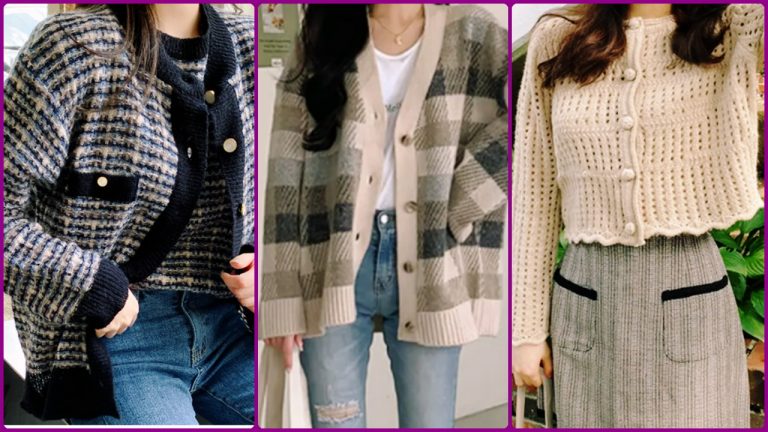 Casual korean outfits female Ideas: Trendy Outfits for Women 14 Knit Cardigans the Korean Girl fashion outfits