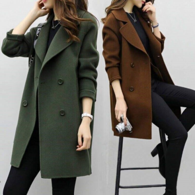 Casual korean outfits female Ideas: Trendy Outfits for Women 11 The nature tone woolen coats for women