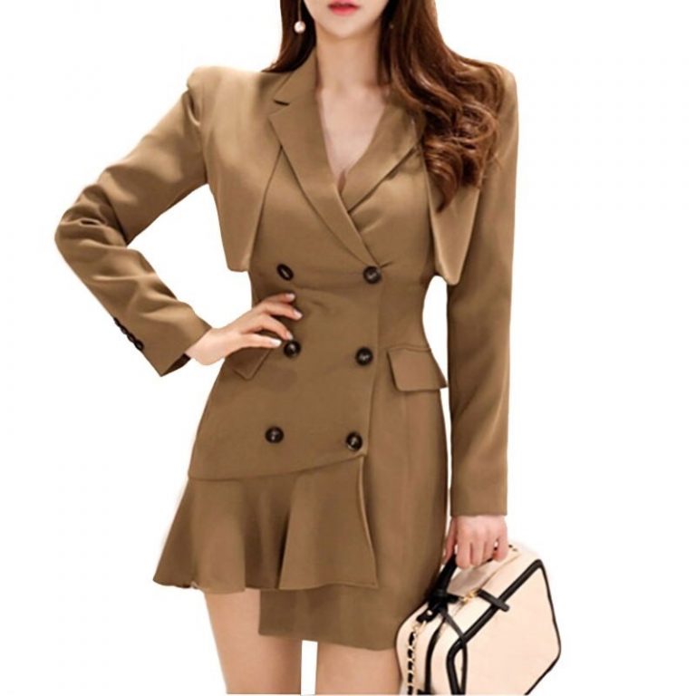 Casual korean outfits female Ideas: Trendy Outfits for Women 12 Modern fashioned blazer dresses
