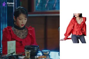 hotel de luna iu outfits-blouse information (Ep#6)