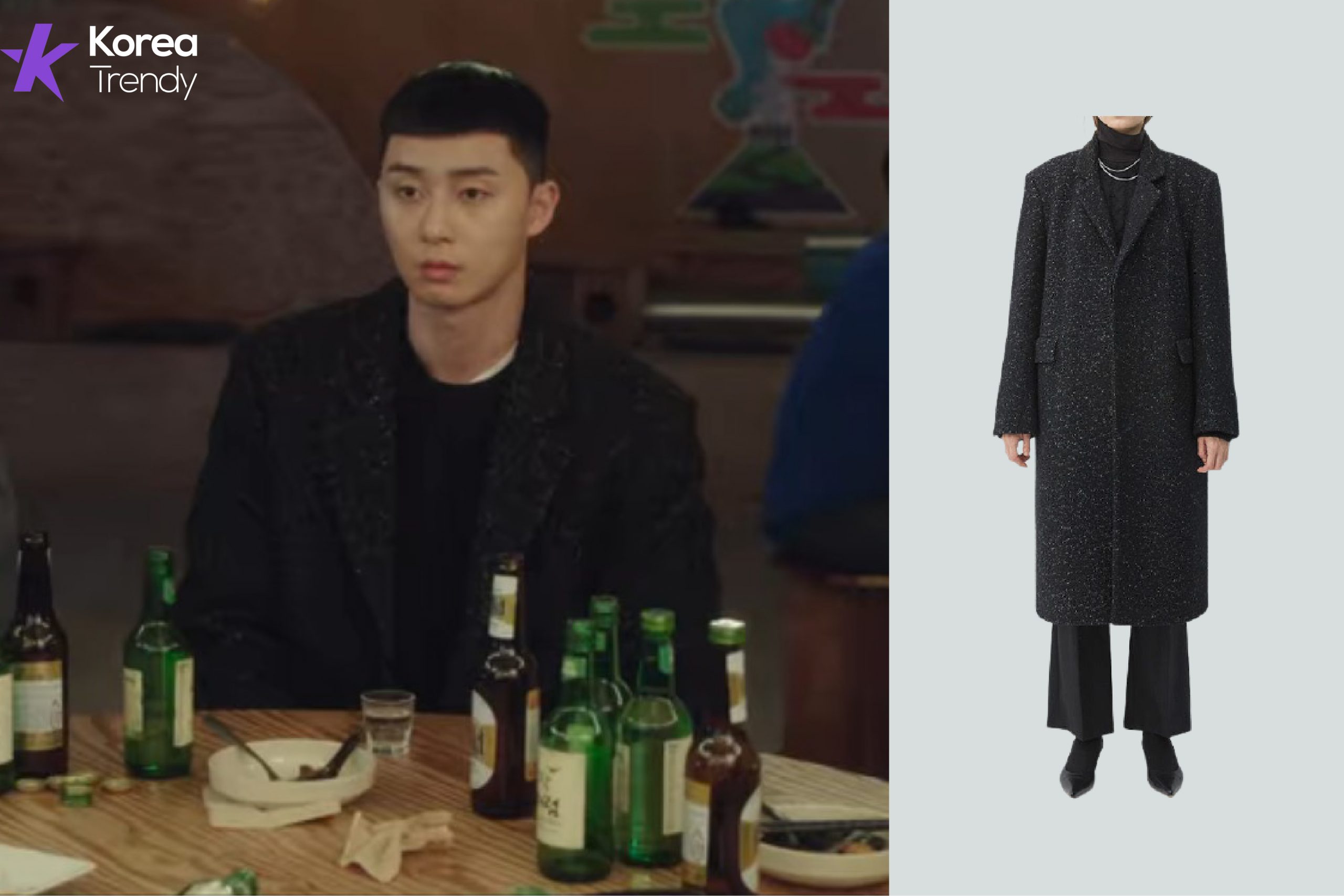 park seo joon clothes-Coat information (Ep#11)