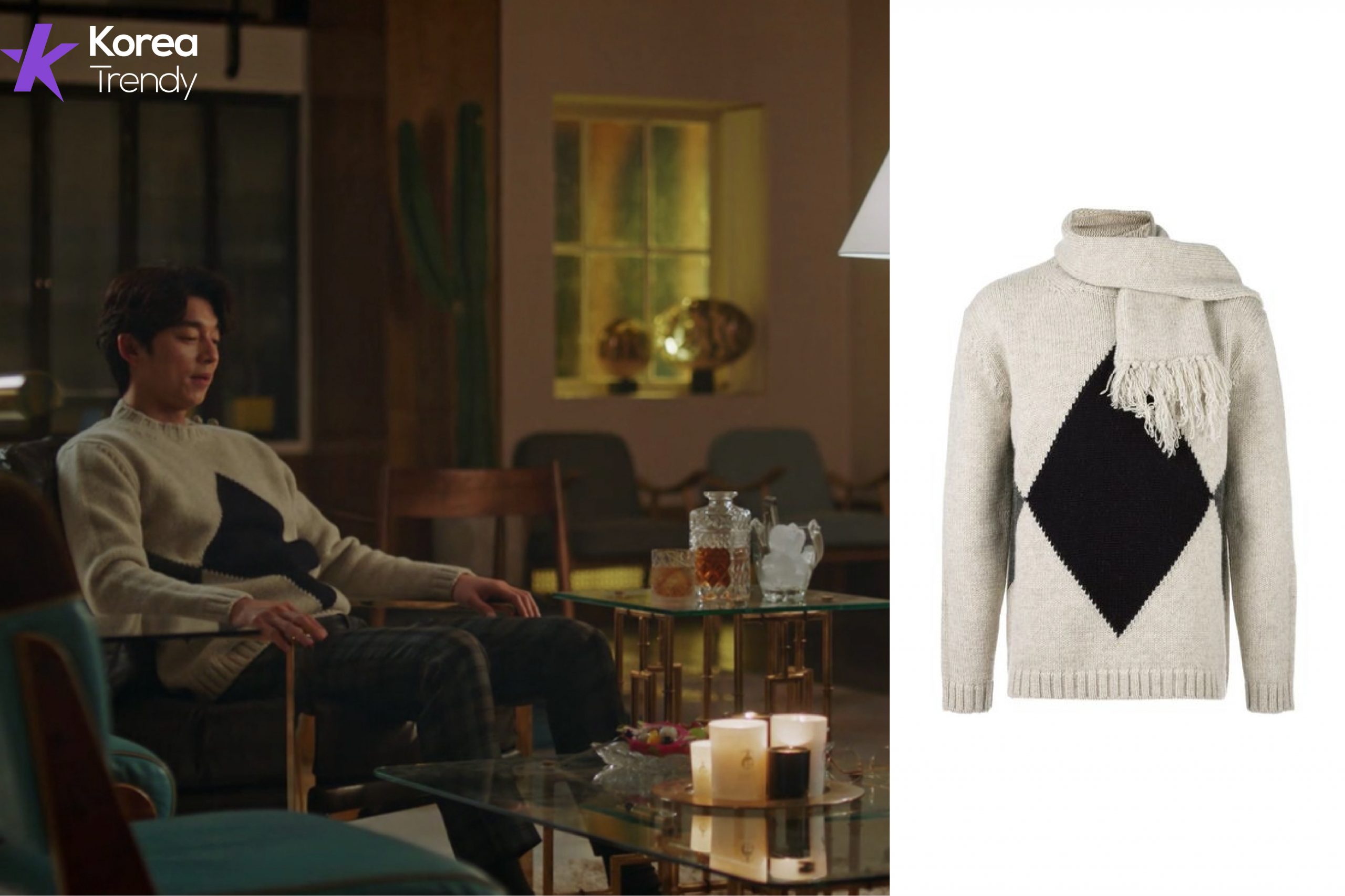 gong yoo fashion-Jumper information (Ep#1)