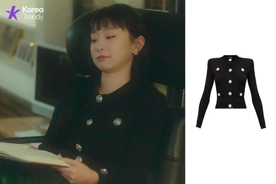 kdrama outfits female-Cardigan information (Ep#15)