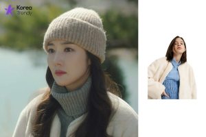 Korean style Jacket of Park Min-young as Mok Hae-won in When the Weather Is Fine (EP #5)