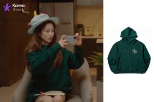 Korean style Hoodie of Moon Ga-young as Yeo Ha-jin in Find Me on Your Memory (EP #18-22)