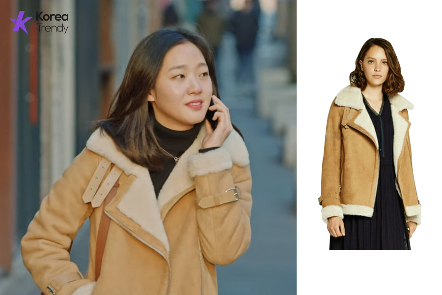 ji eun tak outfit-Coat information (Ep#12)