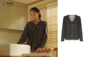 hometown cha cha cha outfits-Blouse information (Ep#13-14)