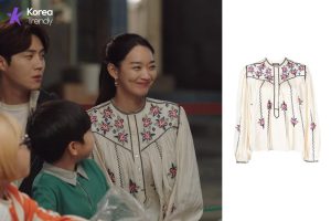 hometown cha cha cha outfits-Blouse information (Ep#15-16)