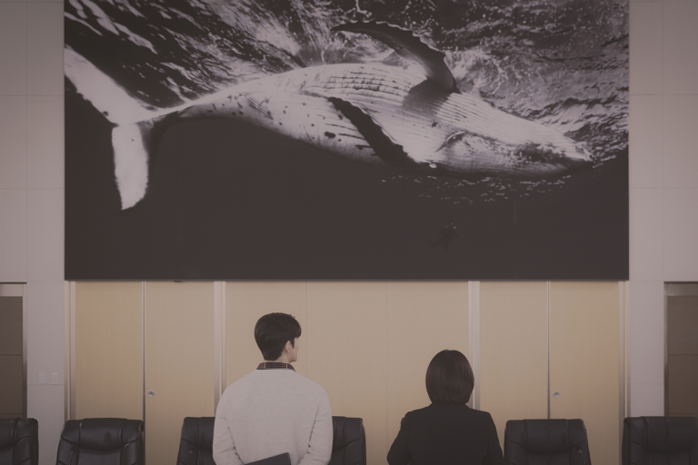 Extraordinary Attorney Woo whale painting