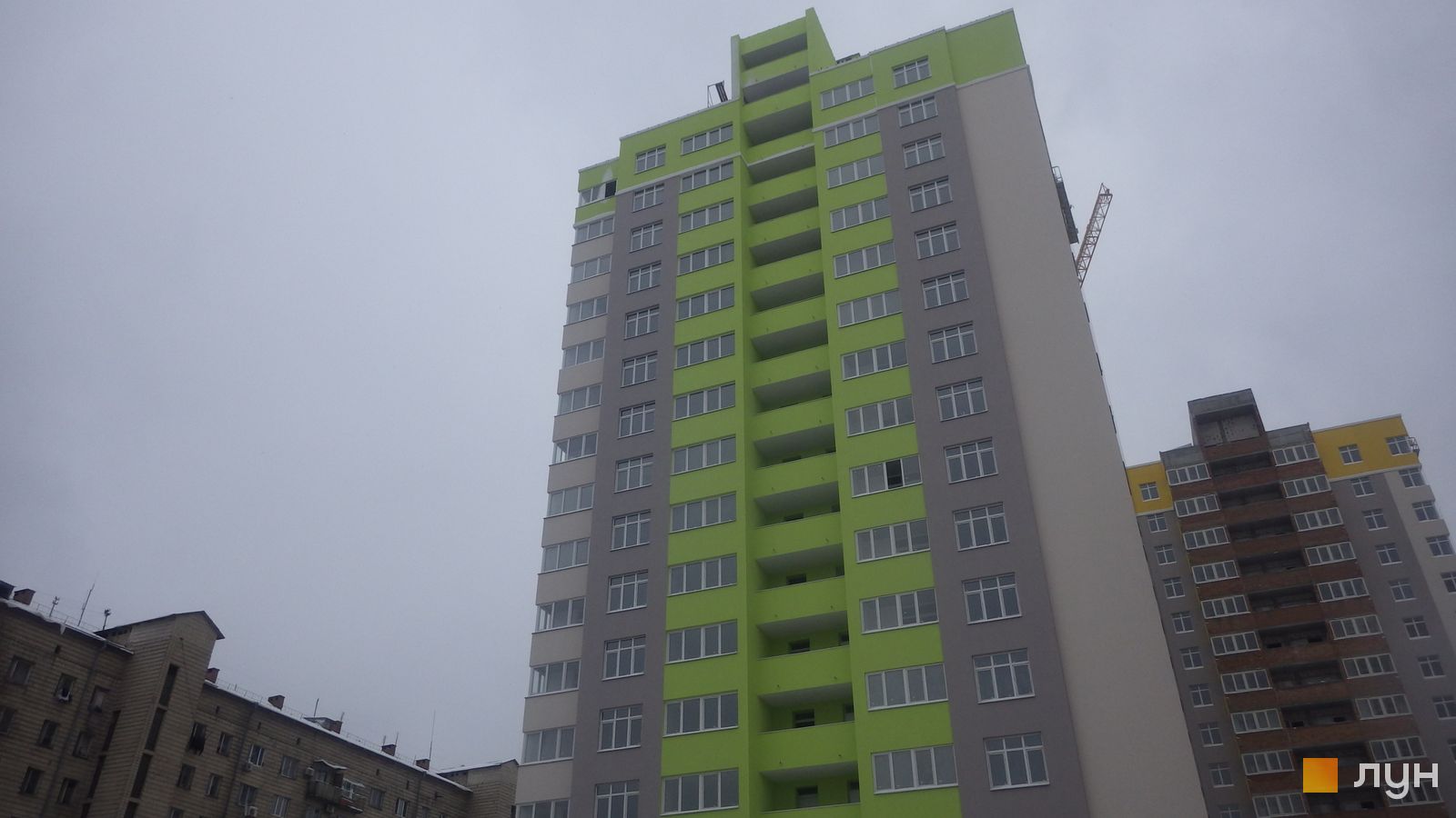 Моніторинг будівництва ЖК Відрадний - Ракурс 6, грудень 2018