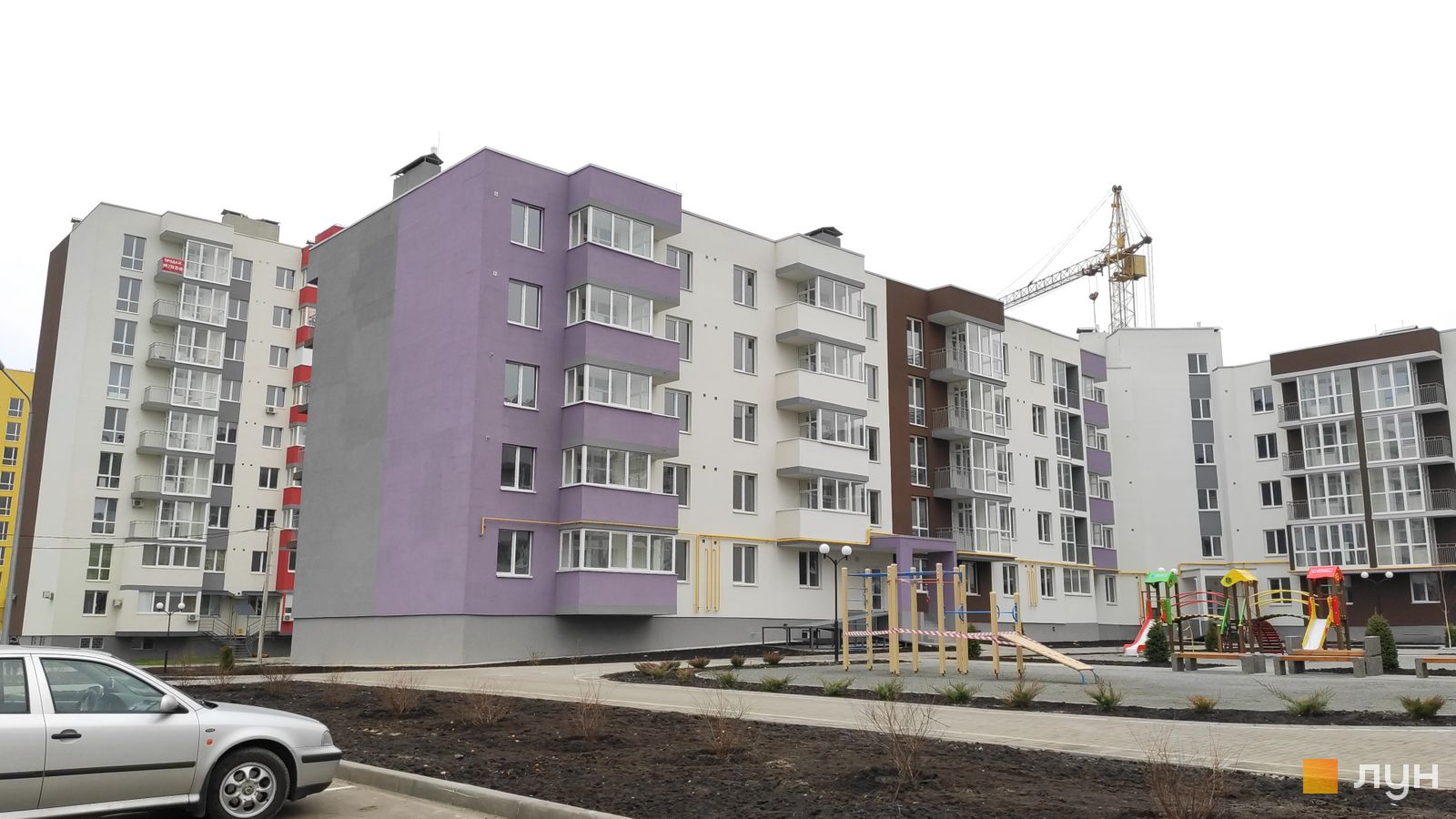 Ход строительства ЖМ Новая Буча - Ракурс 13, листопад 2019