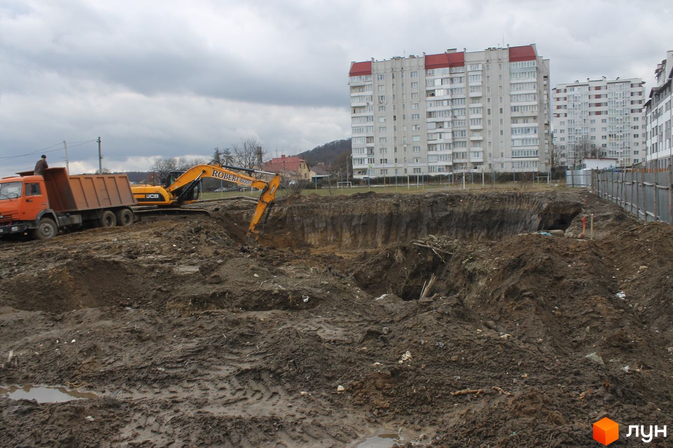 Моніторинг будівництва ЖК Green Park - Ракурс 3, лютий 2020