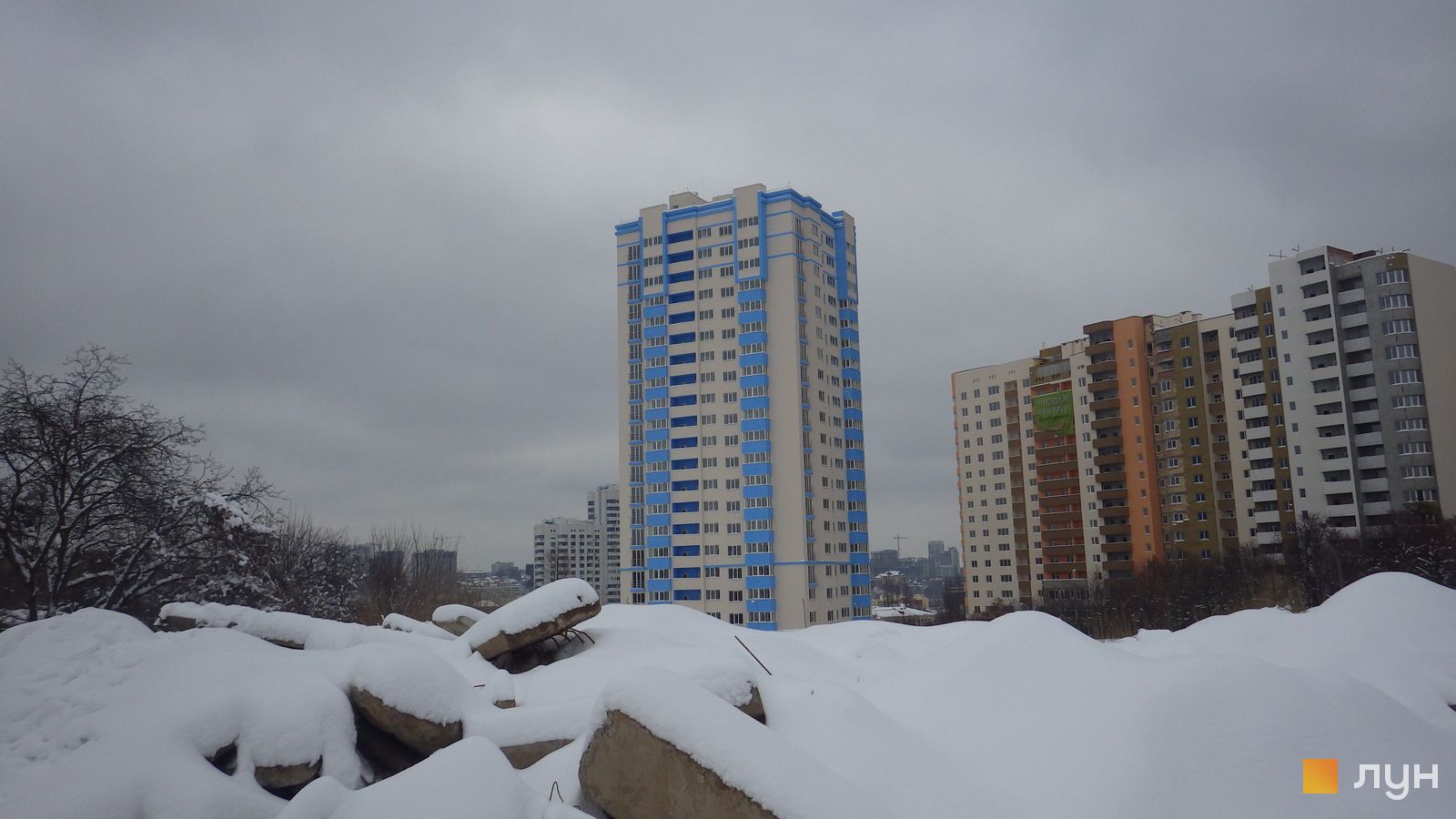 Ход строительства ЖК Демеевка - Ракурс 2, лютий 2015