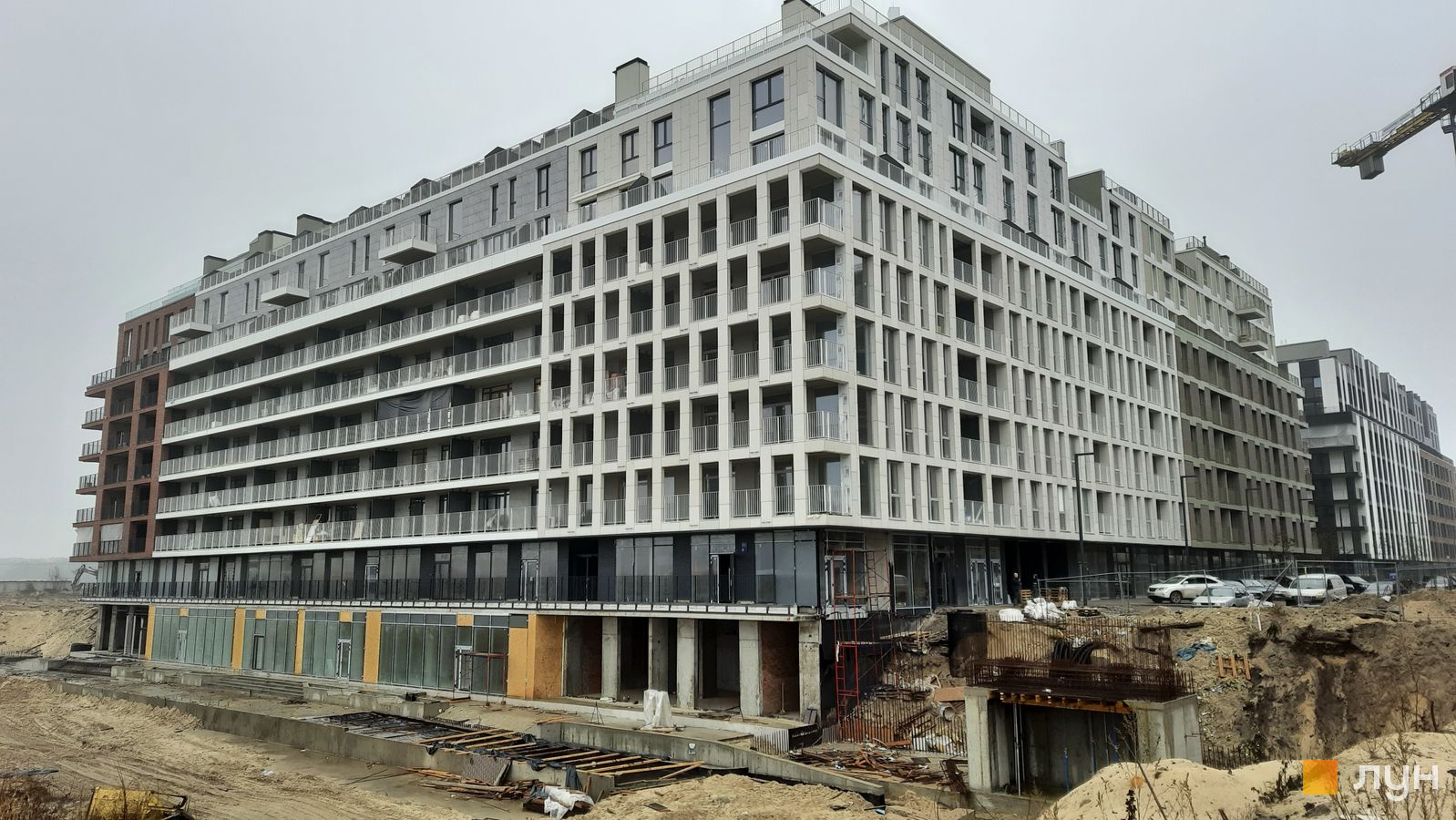 Ход строительства Жилой район Rybalsky - Ракурс 4, декабрь 2020