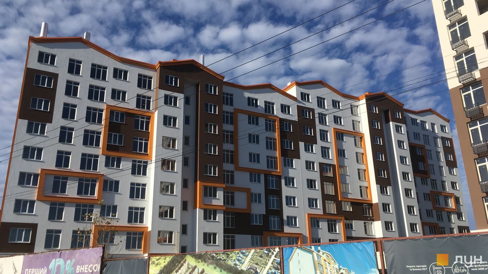 Ход строительства ЖК Orange Park - Ракурс 9, листопад 2021