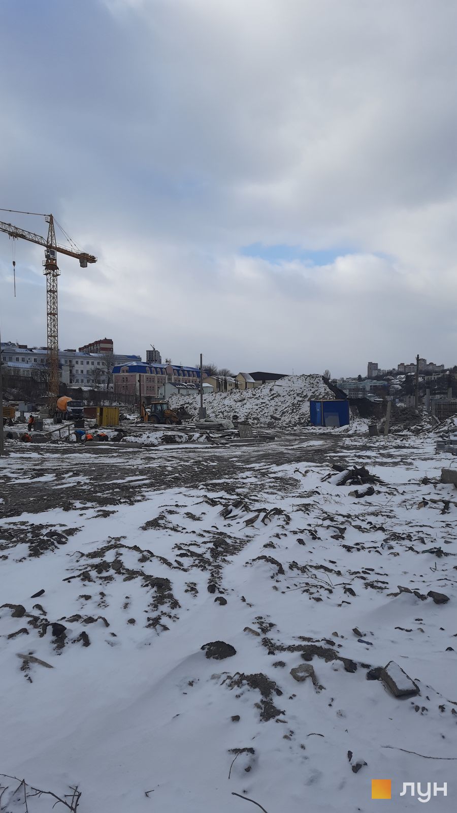 Моніторинг будівництва ЖК RIVERDALE - Ракурс 10, січень 2022