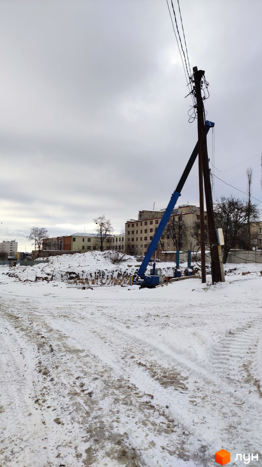 Ход строительства ЖК Немецкий проект на Холодной Горе - Ракурс 5, январь 2022