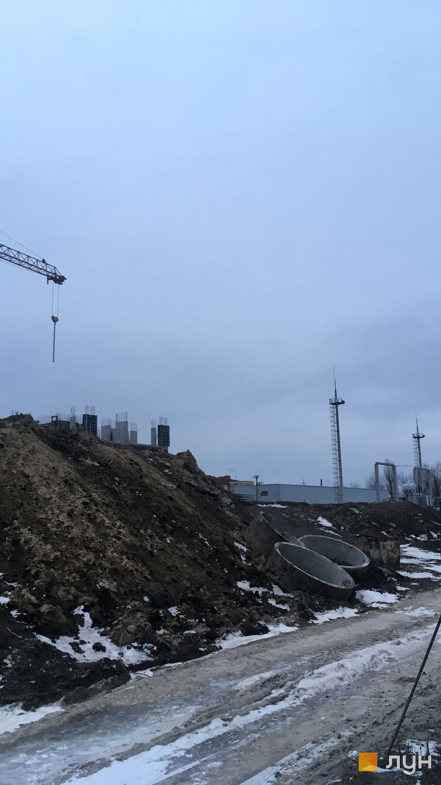 Моніторинг будівництва ЖК Dobre Misto 2 - Ракурс 15, січень 2022