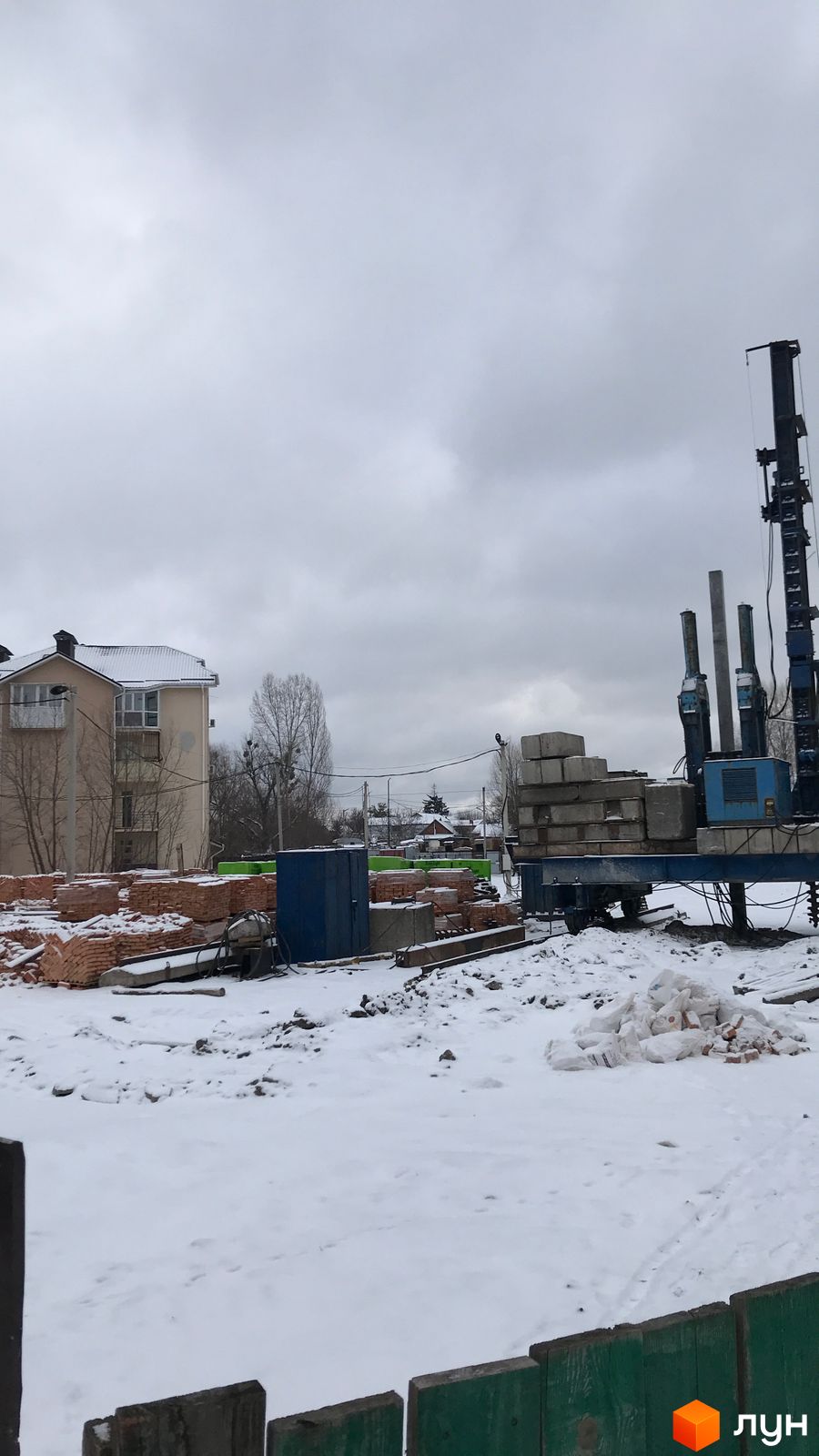Моніторинг будівництва ЖК Покровський - Ракурс 18, січень 2022