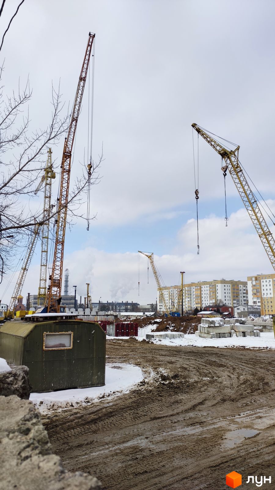 Ход строительства ЖК Радужный-3 - Ракурс 8, февраль 2022