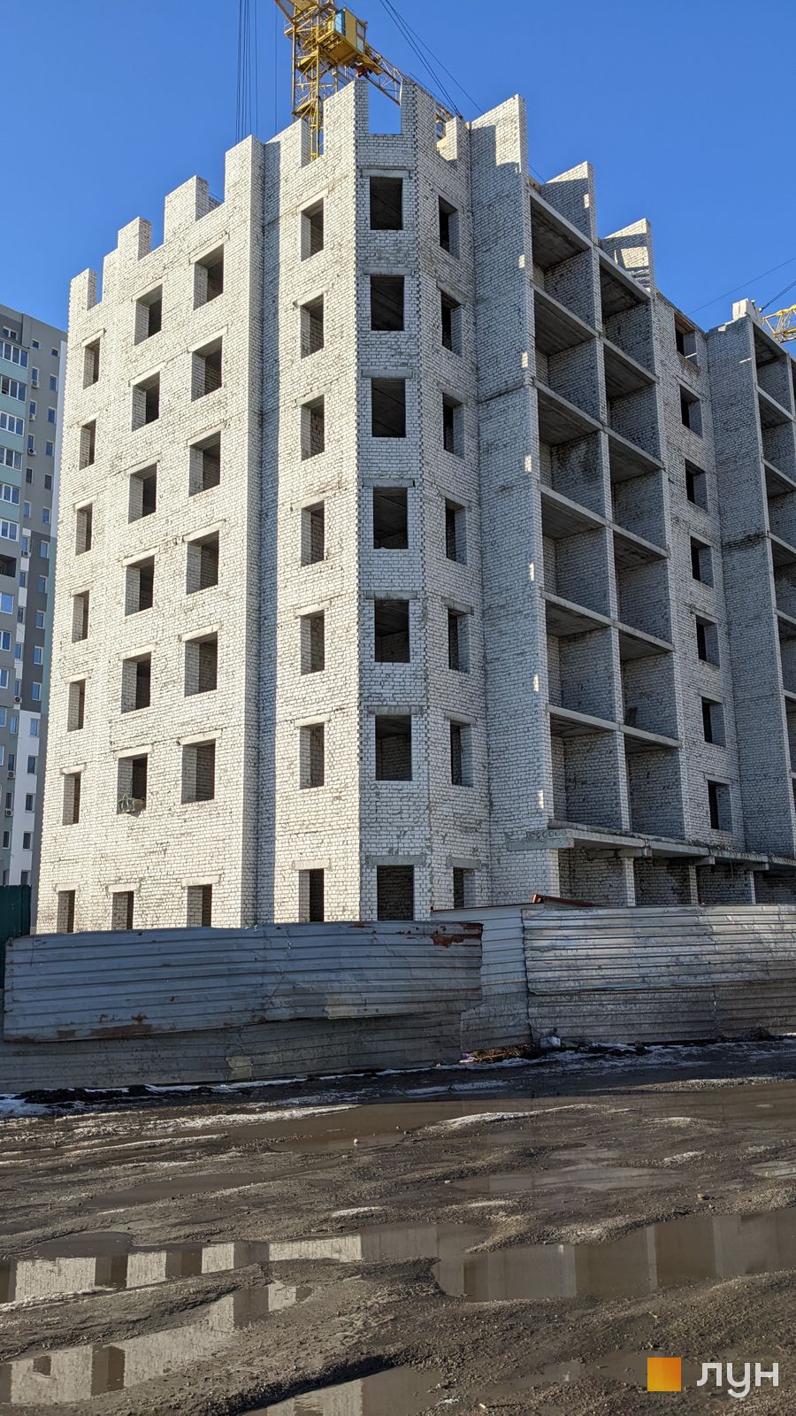 Моніторинг будівництва ЖК Левада - Ракурс 18, февраль 2022