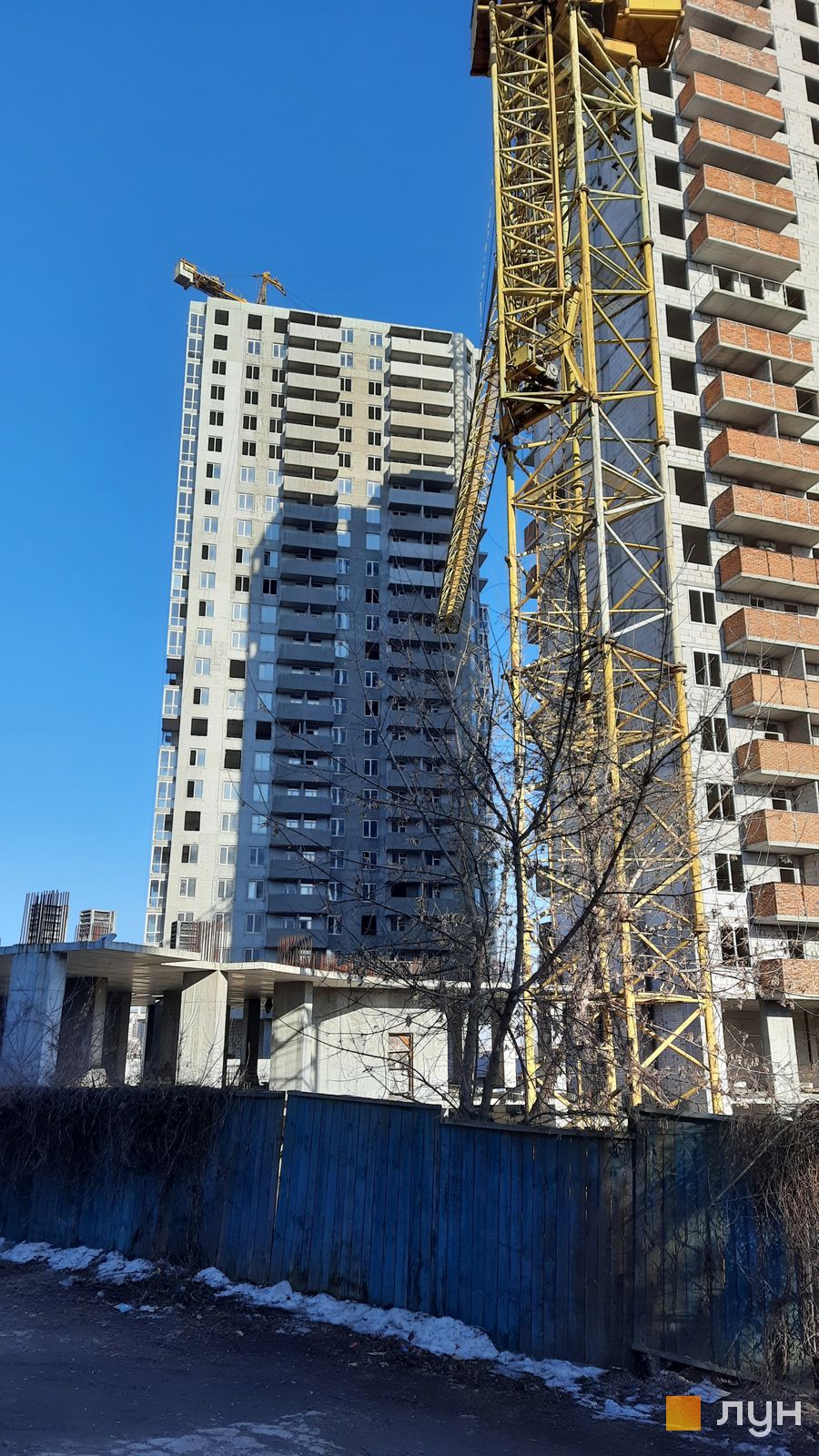 Моніторинг будівництва ЖК Мозаїка - Ракурс 5, февраль 2022