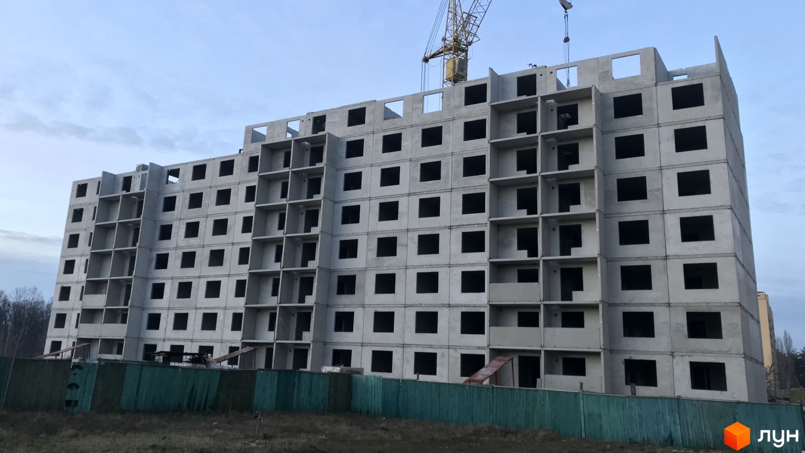 Моніторинг будівництва ЖК Квартал Тарасівський - Ракурс 17, грудень 2022