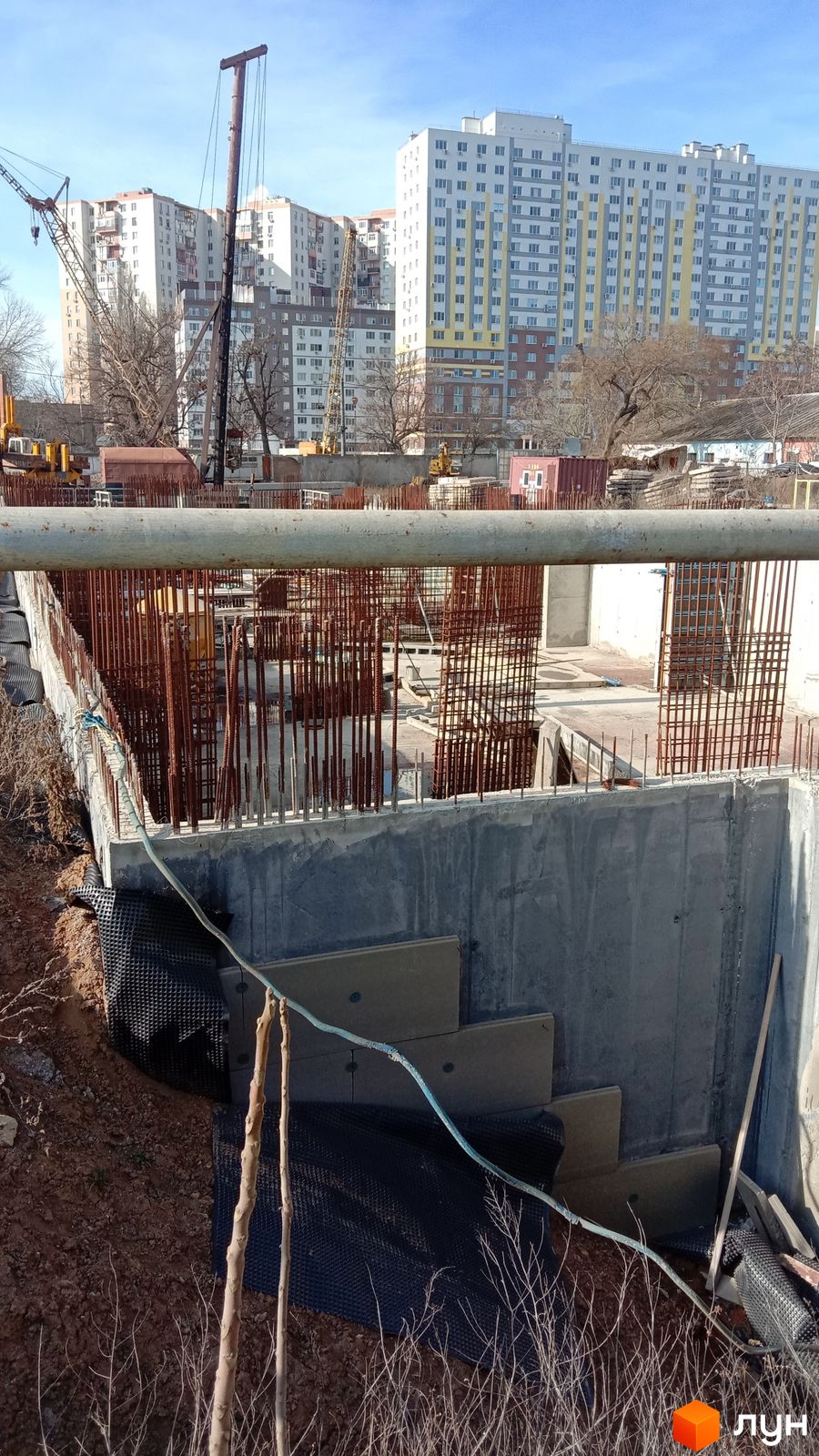 Моніторинг будівництва ЖК Парковий 2 - Ракурс 1, березень 2023