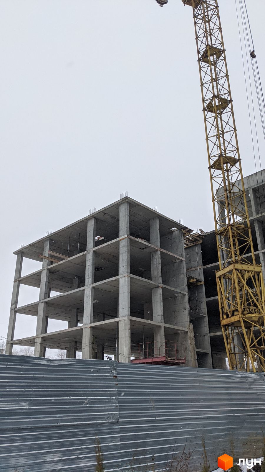 Моніторинг будівництва ЖК New - Ракурс 2, січень 2024
