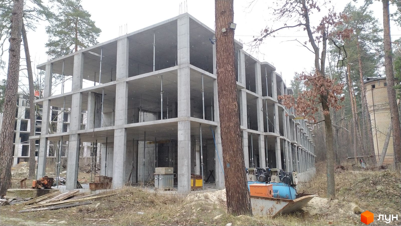 Моніторинг будівництва ЖК O2 Residence - Ракурс 18, лютий 2024