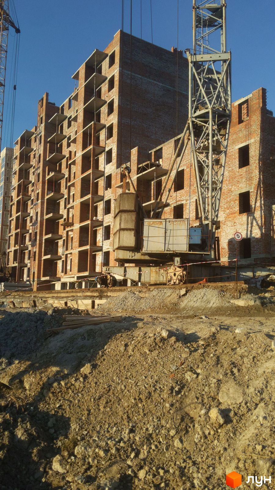 Моніторинг будівництва ЖК Щасливий у Дніпрі - Ракурс 10, февраль 2024
