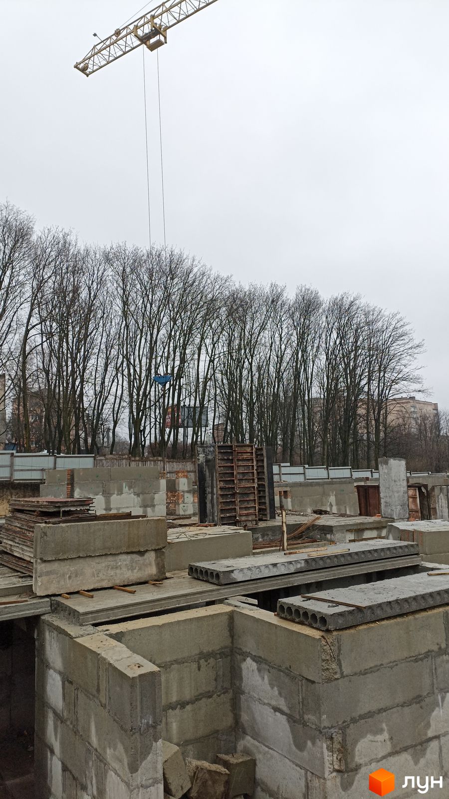 Ход строительства ЖК на Сливенской - Ракурс 1, март 2024