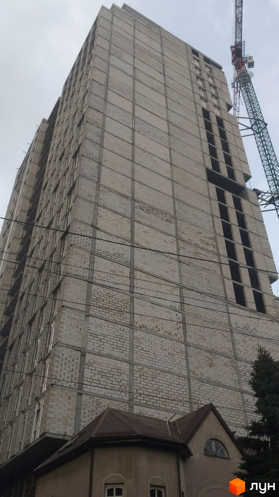 Моніторинг будівництва ЖК Premier Tower - Ракурс 2, березень 2024