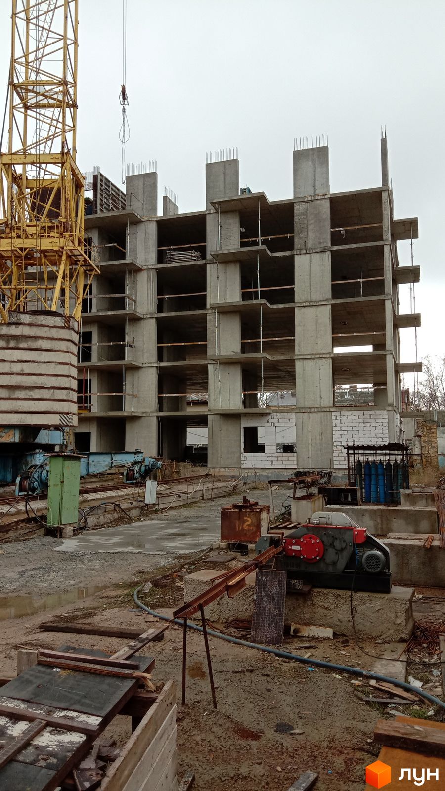 Моніторинг будівництва ЖК на Прохоровській - Ракурс 3, березень 2024