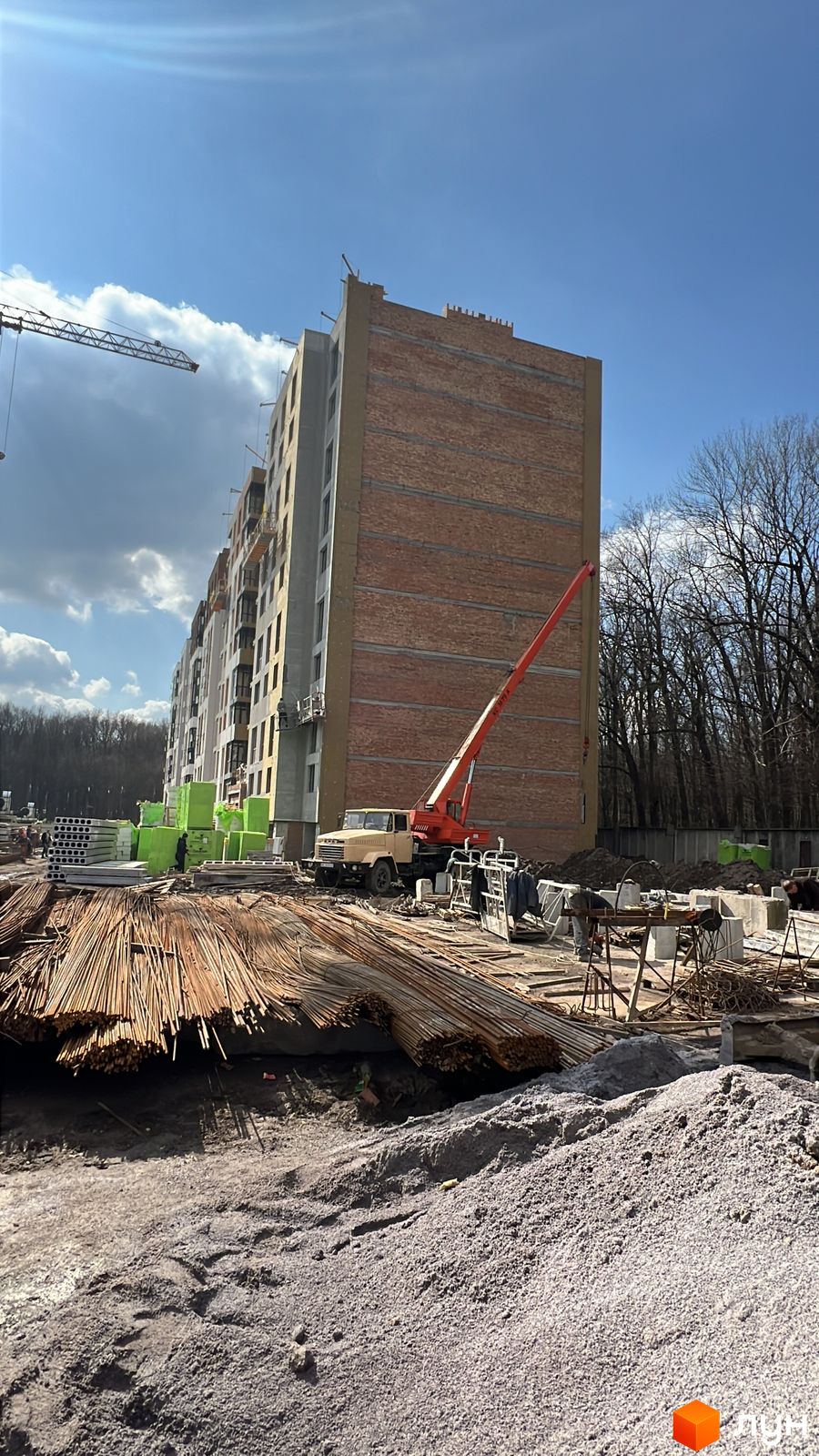 Моніторинг будівництва ЖК Forest Home - Ракурс 11, березень 2024