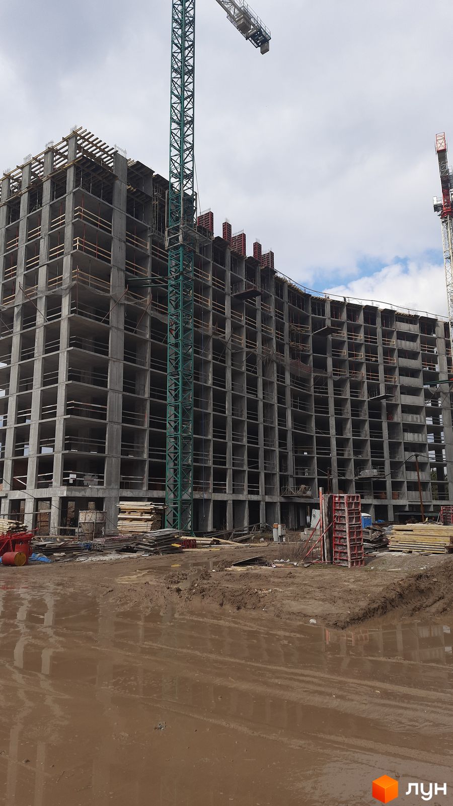 Моніторинг будівництва ЖК Dibrova Park - Ракурс 25, березень 2024