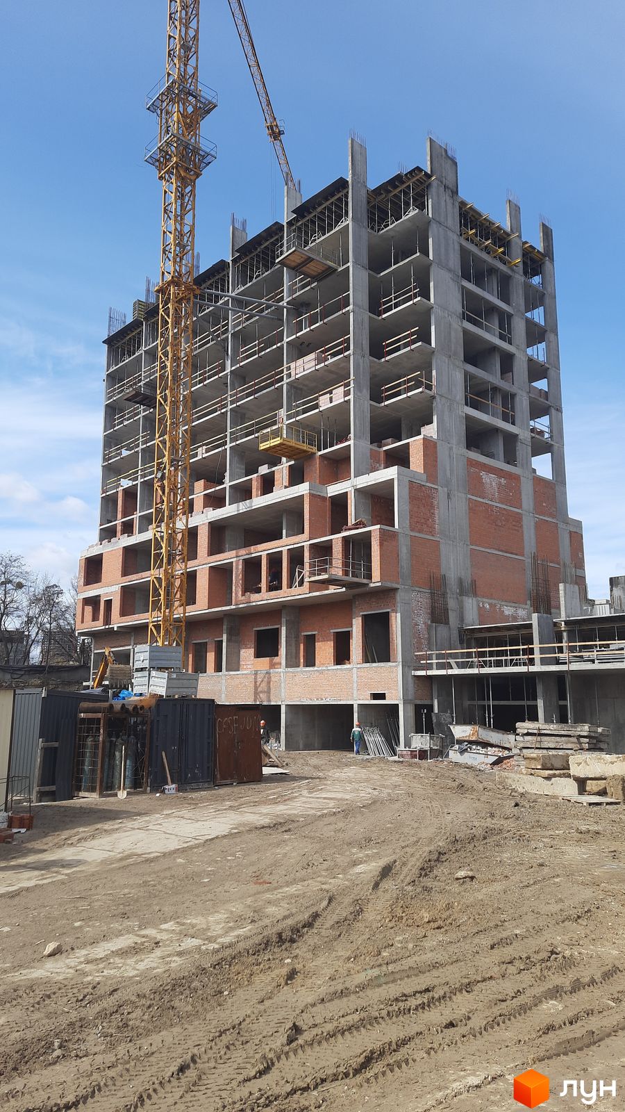 Моніторинг будівництва ЖК Nordica Residence - Ракурс 6, березень 2024