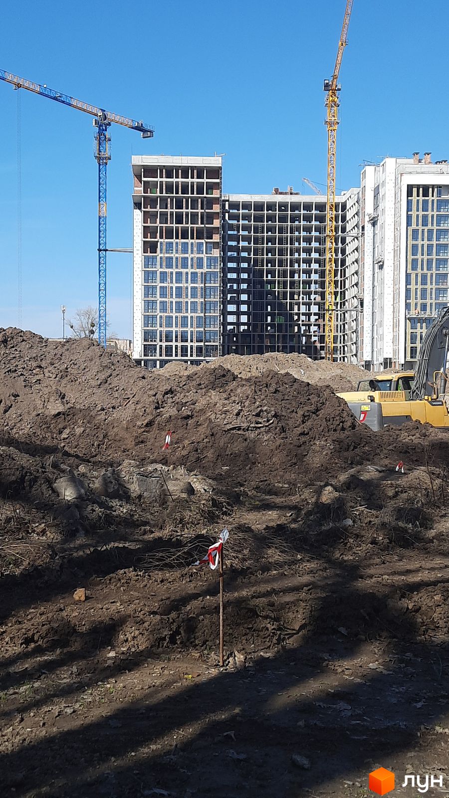 Моніторинг будівництва ЖК Феофанія City - Ракурс 7, березень 2024