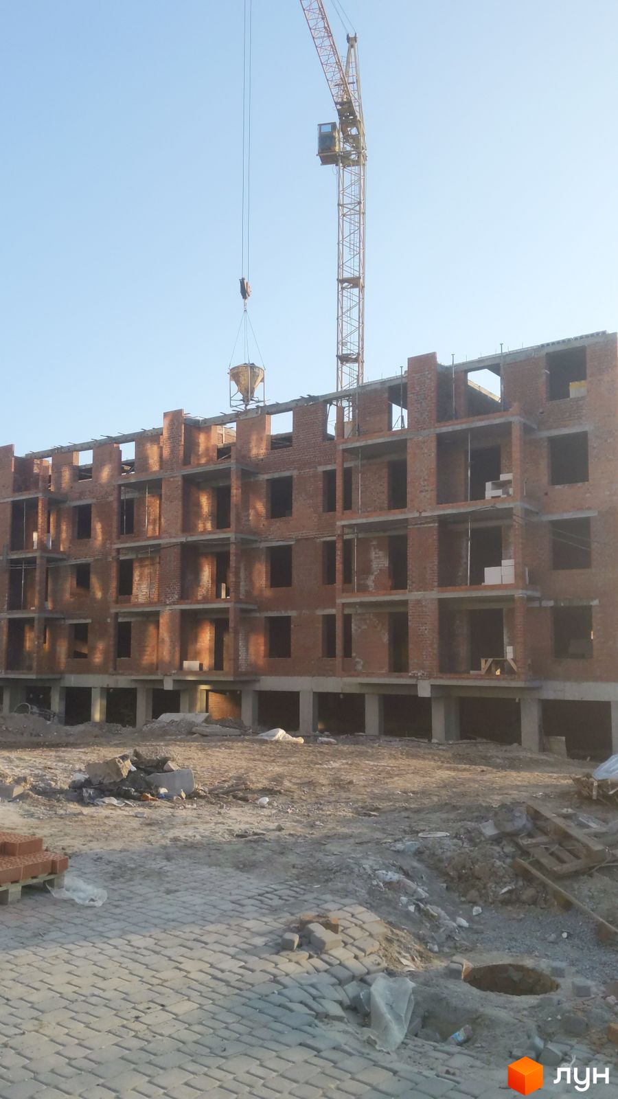 Моніторинг будівництва ЖК Щасливий у Дніпрі - Ракурс 7, март 2024