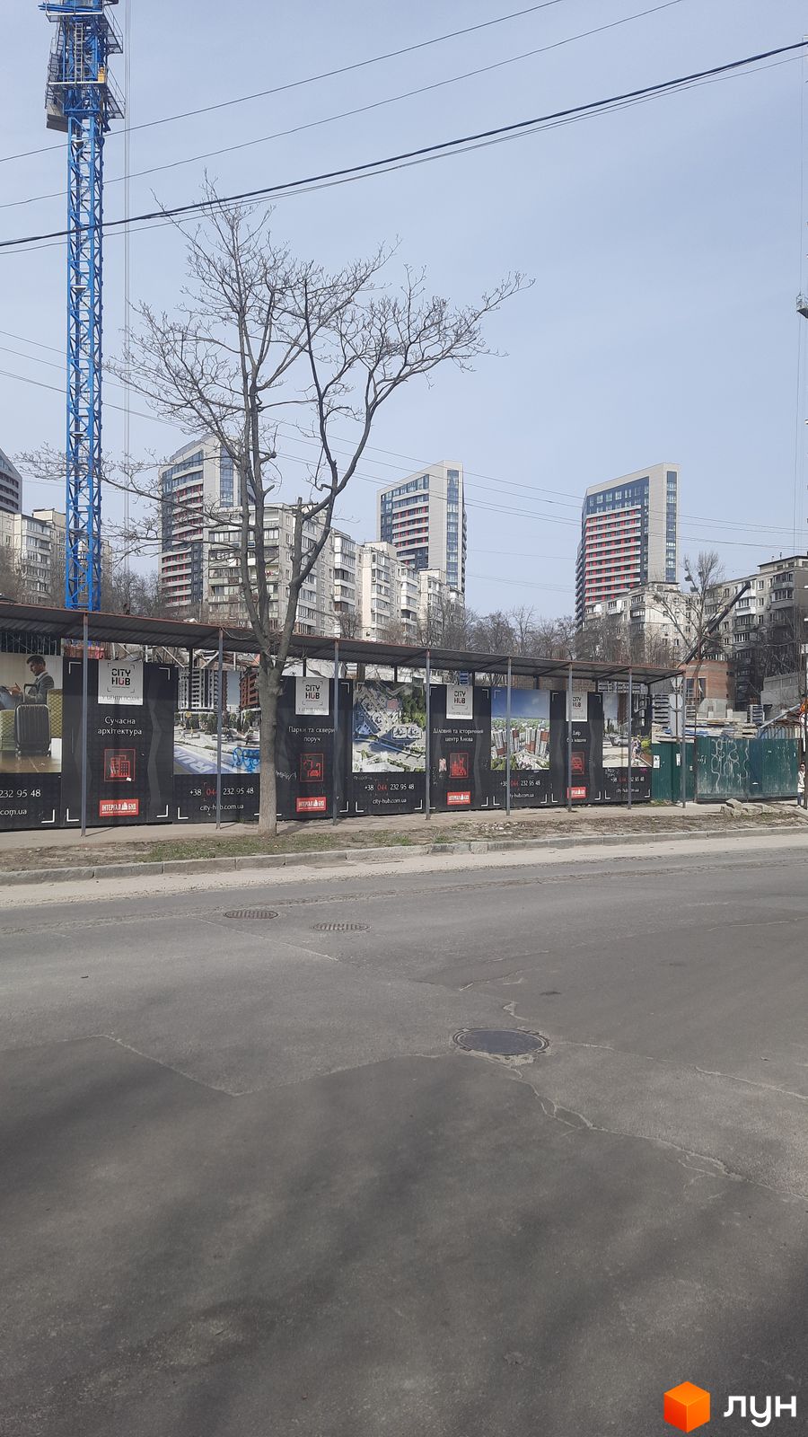 Моніторинг будівництва ЖК CITY HUB - Ракурс 5, березень 2024