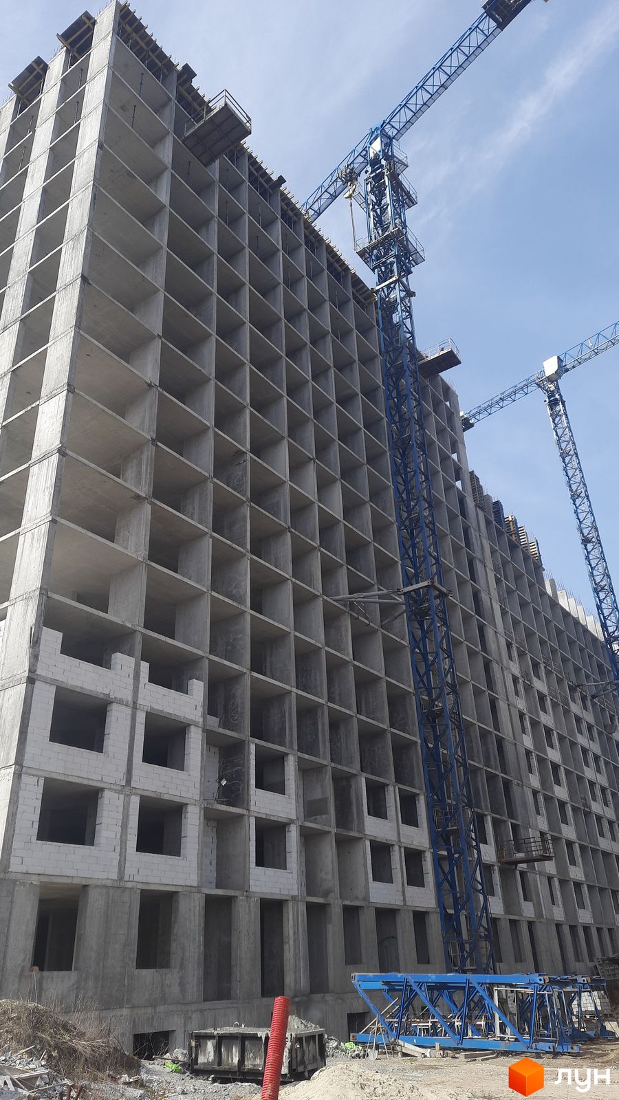 Моніторинг будівництва ЖК Orange City - Ракурс 5, березень 2024