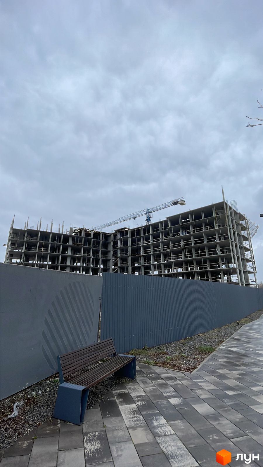 Моніторинг будівництва ЖК Paradise Avenue - Ракурс 17, березень 2024
