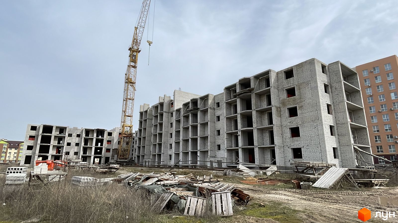 Моніторинг будівництва ЖК Софіївська сфера - Ракурс 33, березень 2024