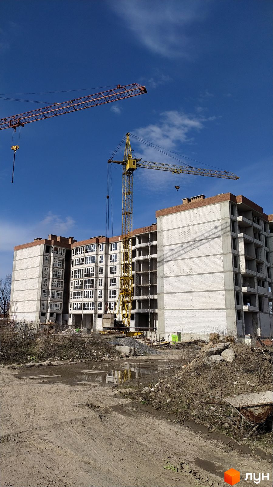 Моніторинг будівництва ЖК Dobre Misto 2 - Ракурс 8, квітень 2024