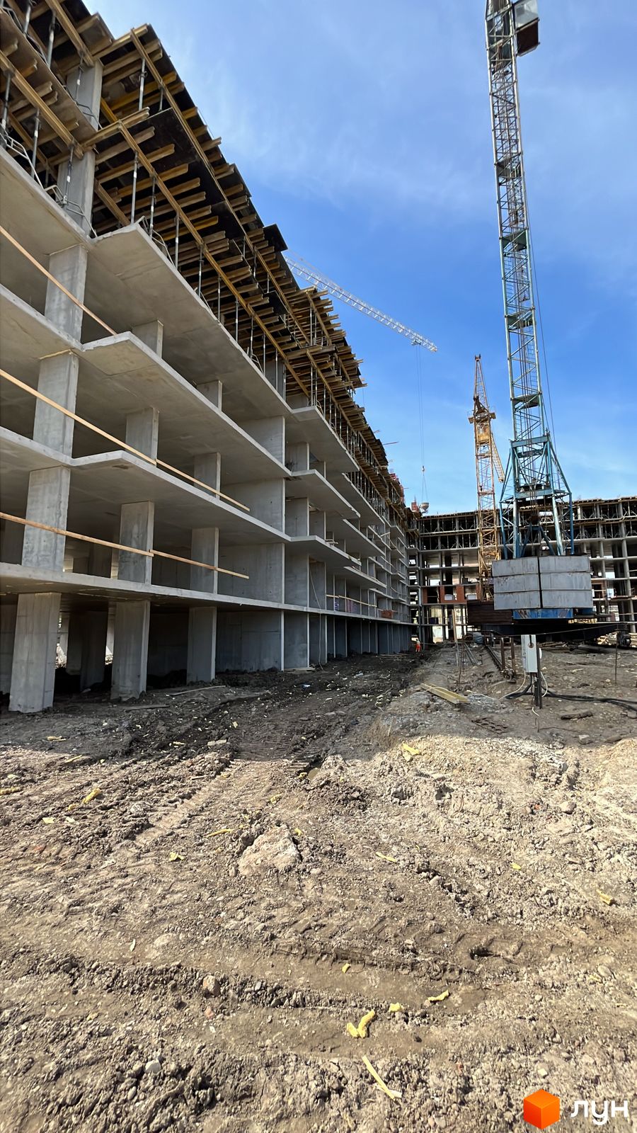 Моніторинг будівництва ЖК SKYGARDEN - Ракурс 8, квітень 2024