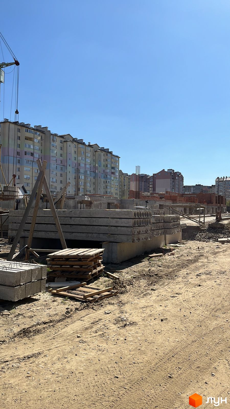 Ход строительства Житловий квартал КАСКАД-ЯРКО - Ракурс 14, апрель 2024