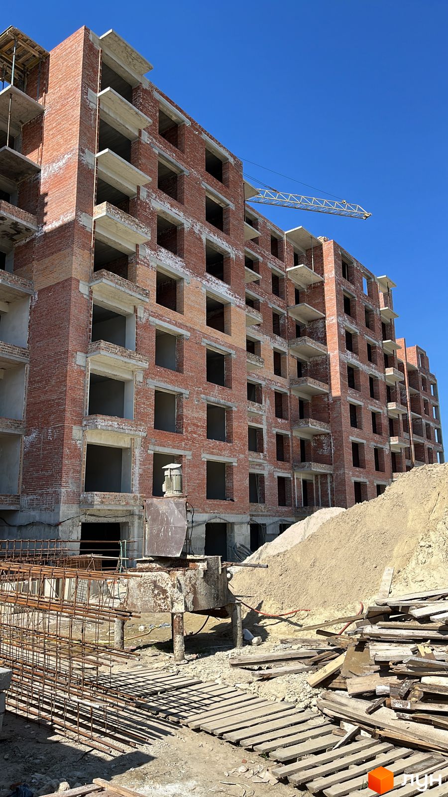 Моніторинг будівництва Житловий квартал КАСКАД-ЯРКО - Ракурс 9, квітень 2024