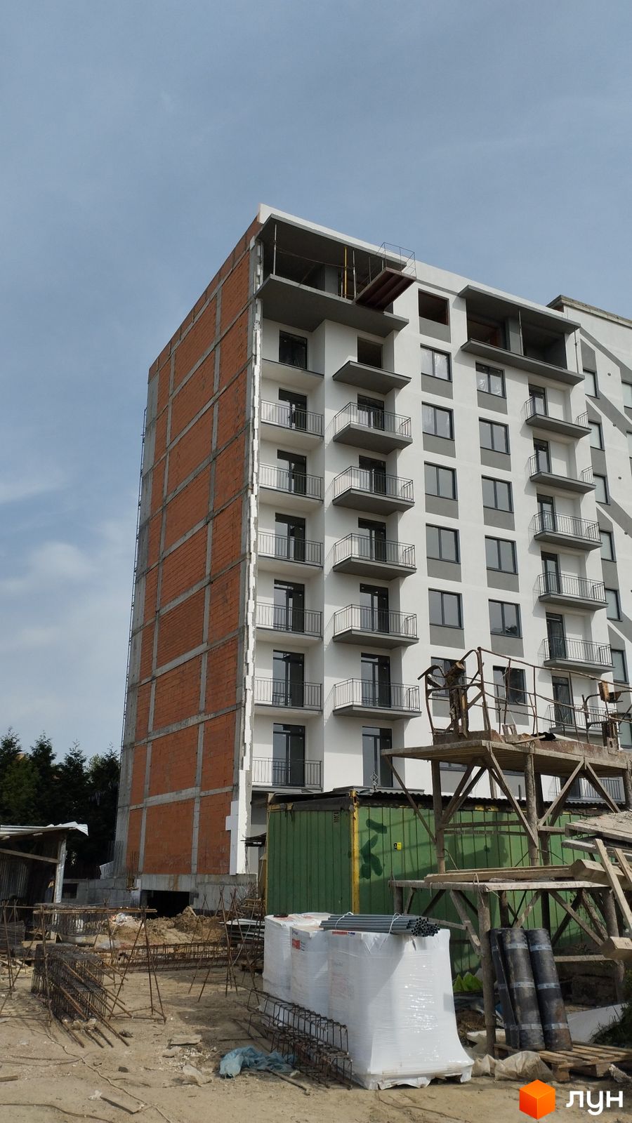 Ход строительства ЖК Радищева - Ракурс 9, апрель 2024