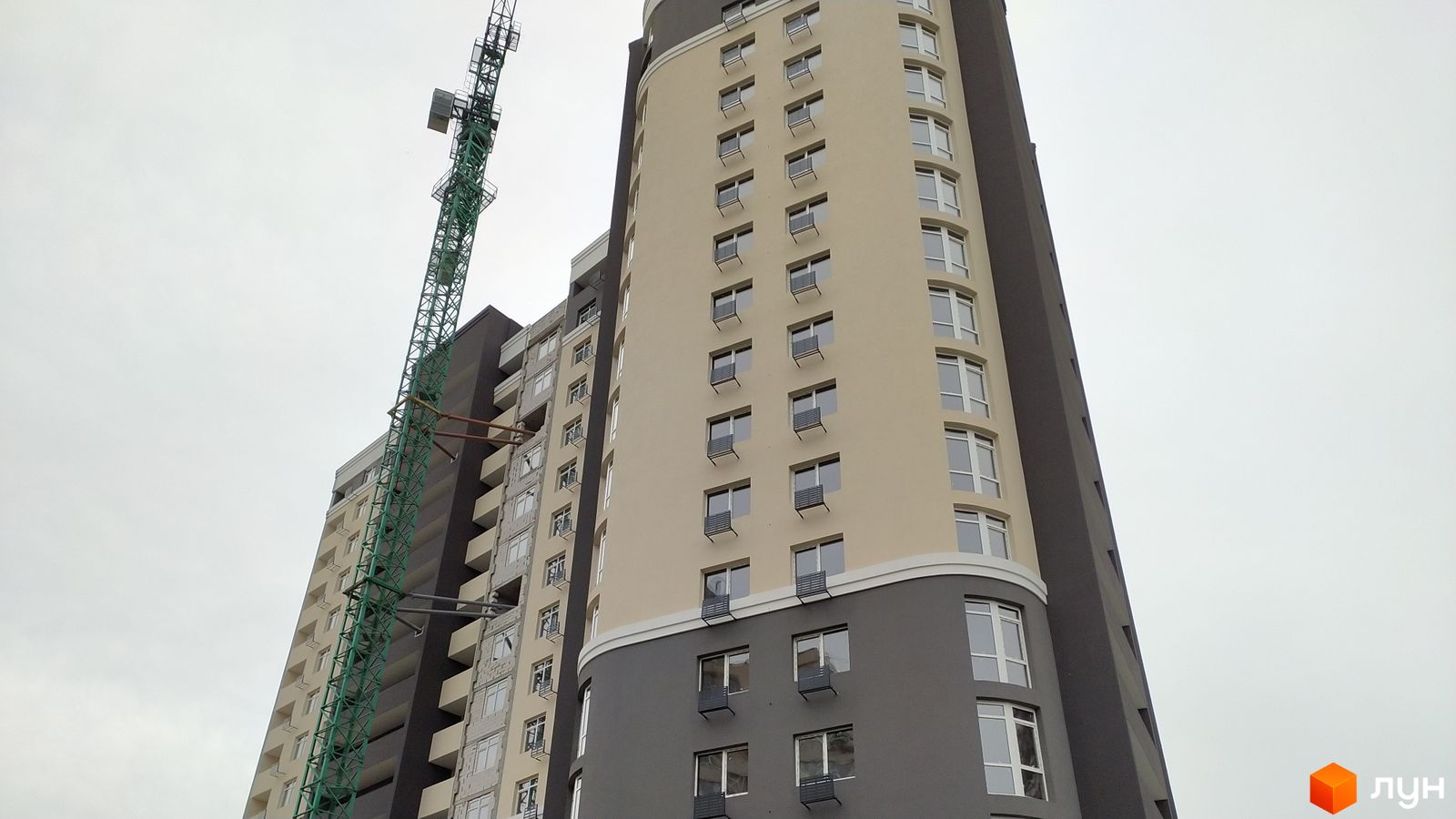 Моніторинг будівництва ЖК Борисо-Глібський 2 - Ракурс 1, квітень 2024