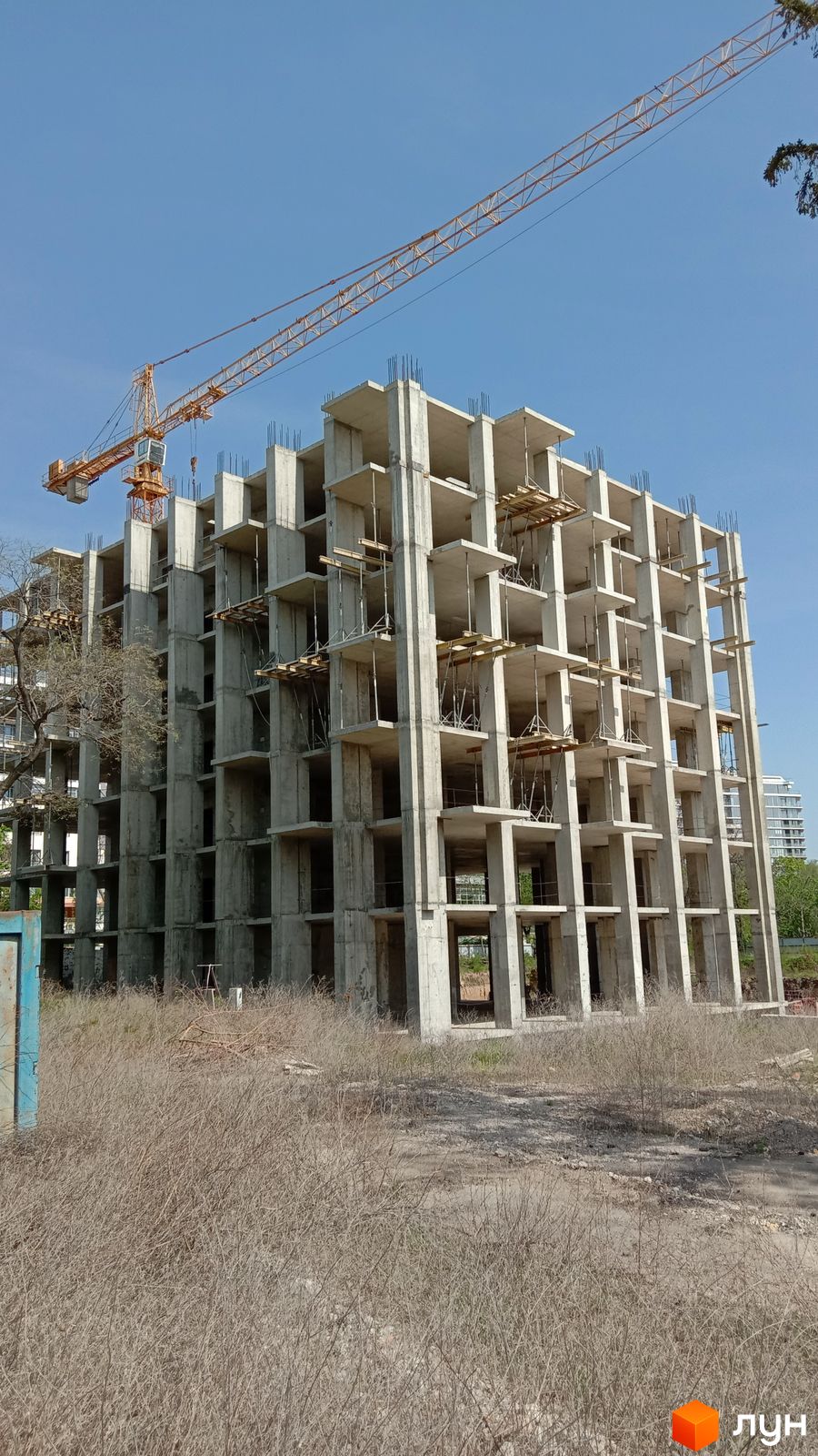 Моніторинг будівництва Doma Trabotti - Ракурс 4, квітень 2024